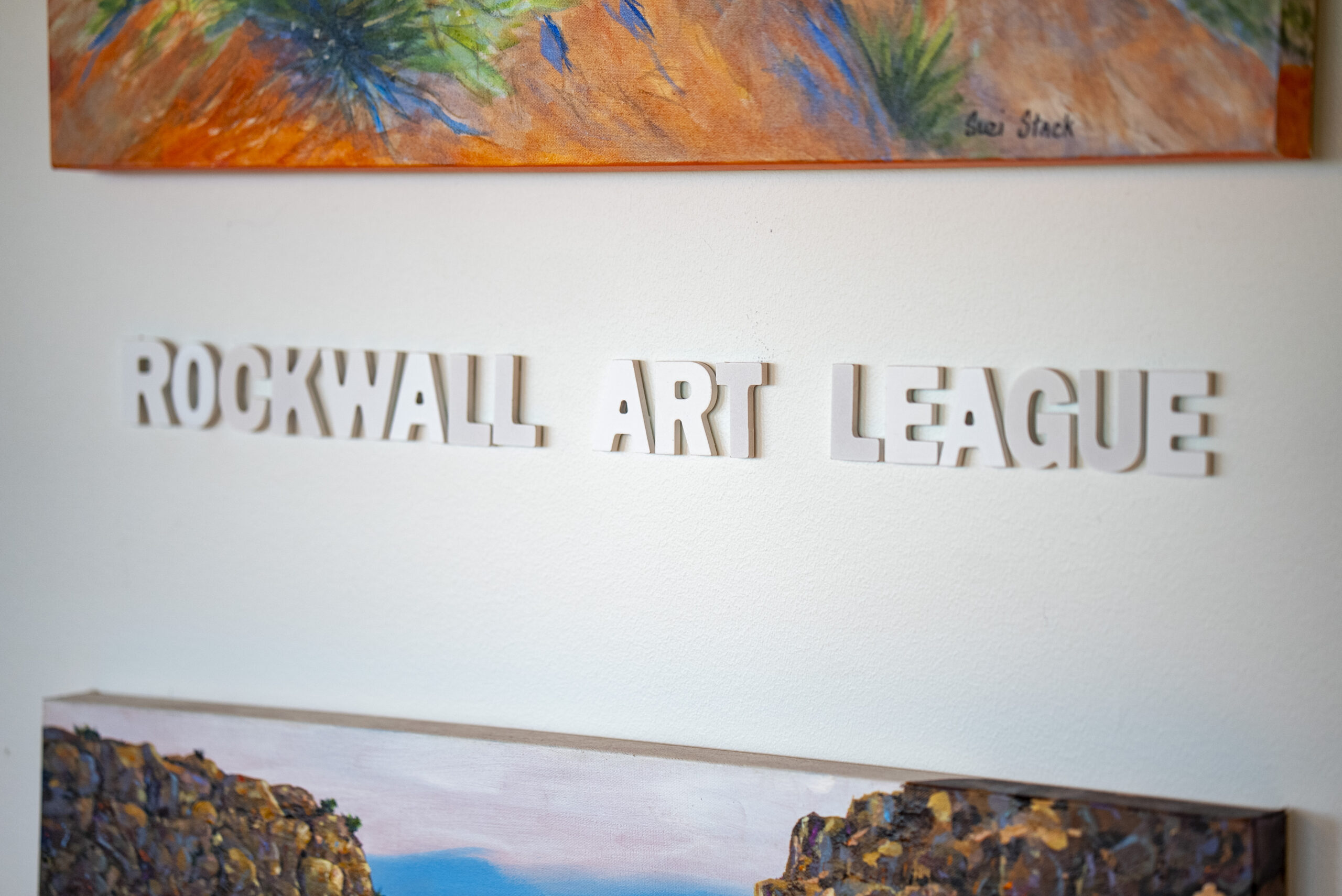 Featured local are by Rockwall Art League